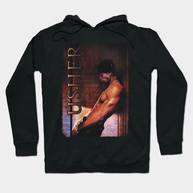 Usher Aestetic Vintage Hoodie by KevinPower Art